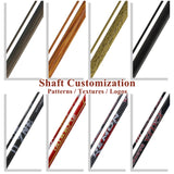 Customizable Pure/Mixed Carbon Arrows with Turkey Feather and Screw-in Field Tip