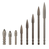 ODM/OEM Screw-in Arrowhead Stainless Steel Tips with Custom Size