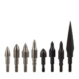 ODM/OEM Screw-in Arrowhead Stainless Steel Tips with Custom Size