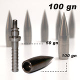 ODM/OEM Screw-in Arrowhead Stainless Steel Tips with Custom Size